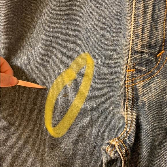 Men Levi's 505 Medium Stonewash Regular Fit Straight Leg 40x32 -4891 Red Tag - Picture 5 of 11